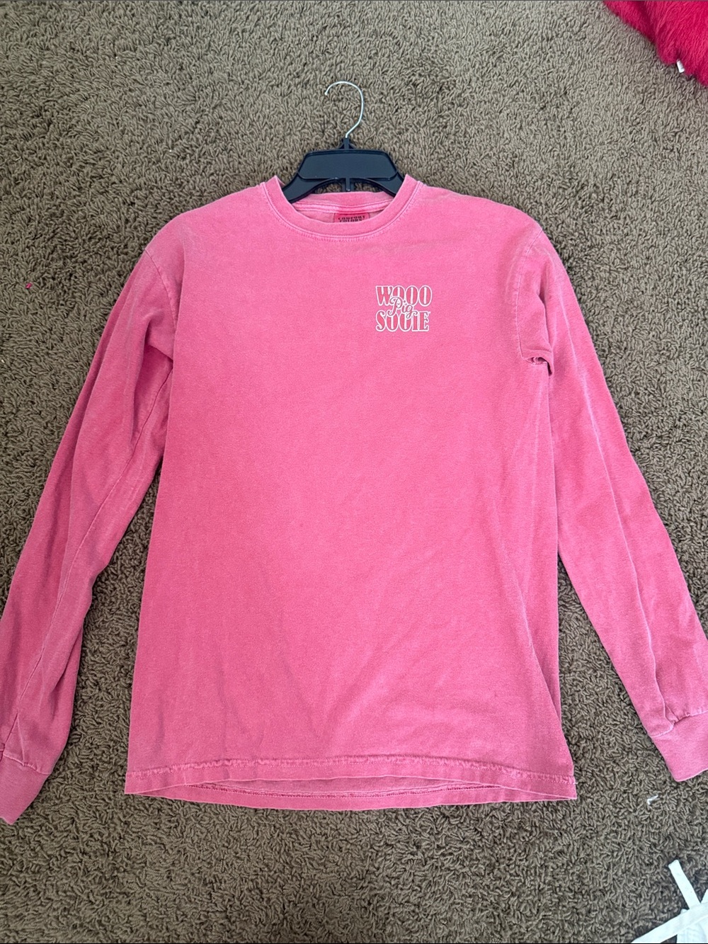 UNIVERSITY of ARK Comfort Colors Soft RED Crewneck Tee
